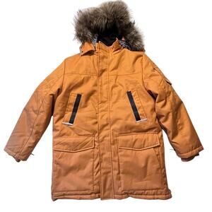 Awaknd Land Mustard Yellow Parka All Weather Coat - Size: 3XL - Excellent